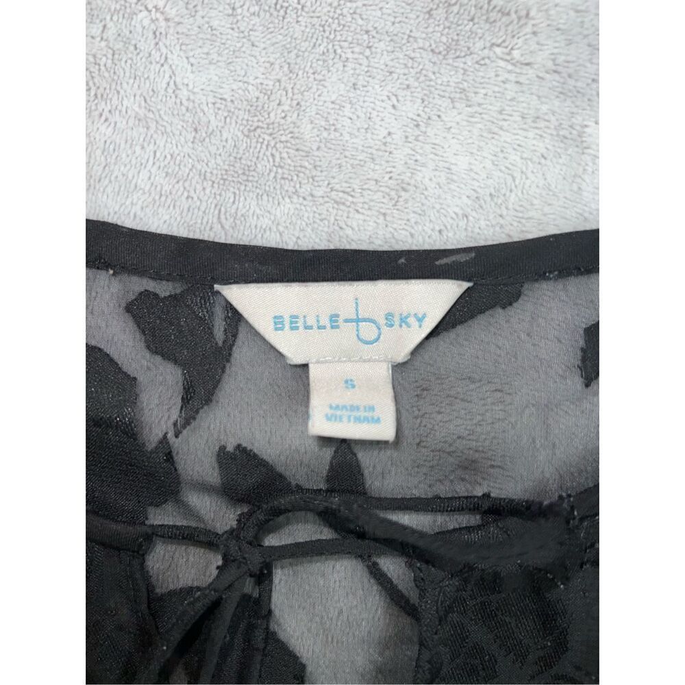 Gothic Romantic Sheer Floral Blouse Women’s SMALL - Picture 6 of 7